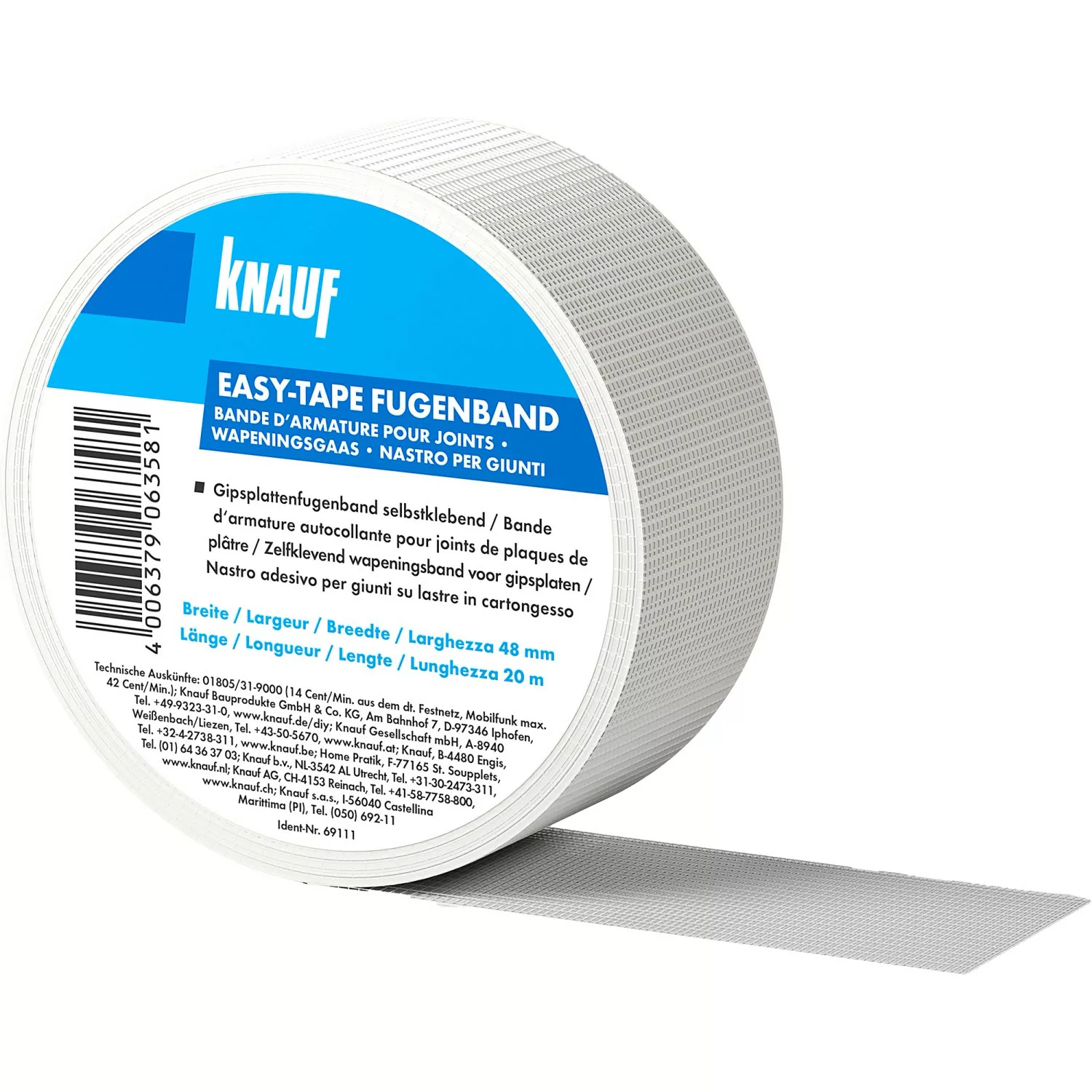 Knauf Easy-Tape Fugenband 48/20 selbstklebend 20 m günstig online kaufen