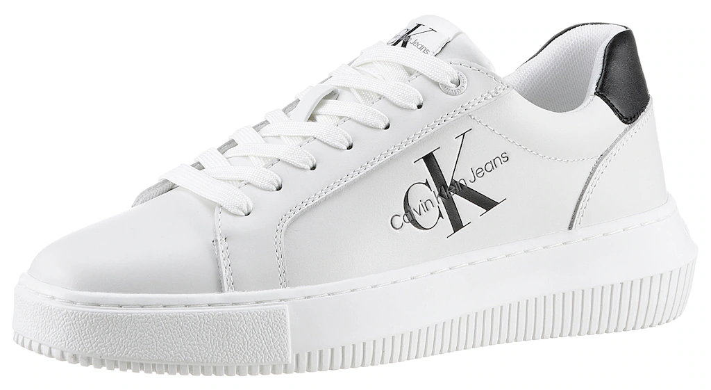 Calvin Klein Jeans Plateausneaker "CHUNKY CUPSOLE MONO LTH WN", Freizeitsch günstig online kaufen