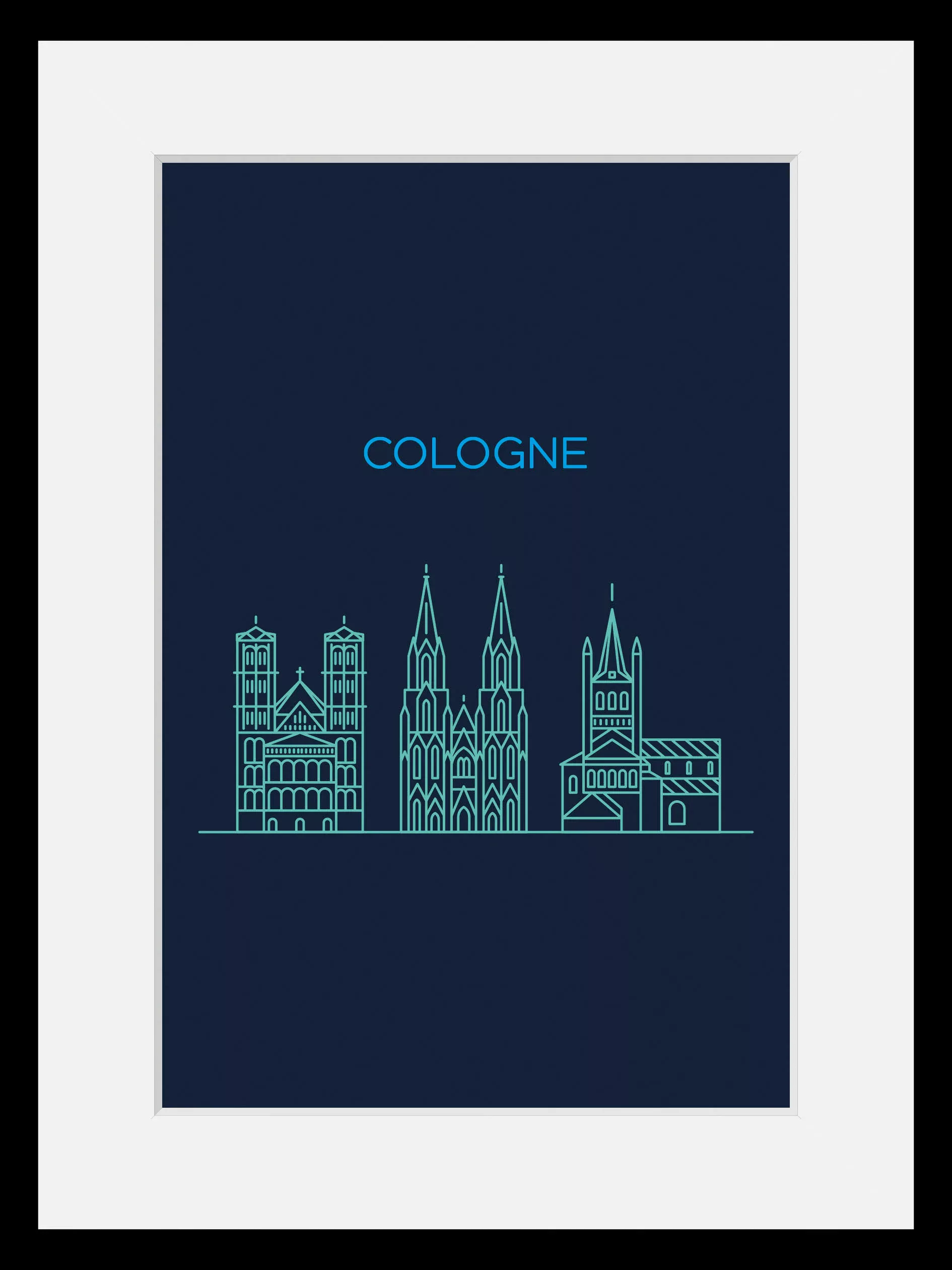 queence Bild »Cologne Sightseeing«, Städte-Stadt-Deutschland-Kirche-Gebäude günstig online kaufen