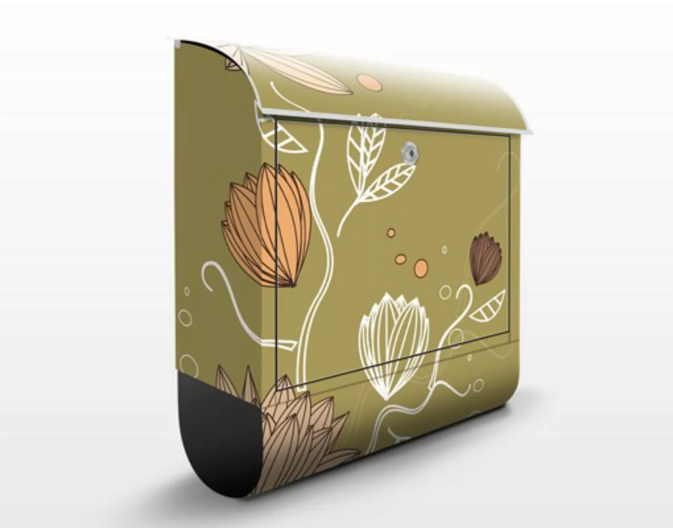 Briefkasten Blumen Art Nouveau Flower günstig online kaufen