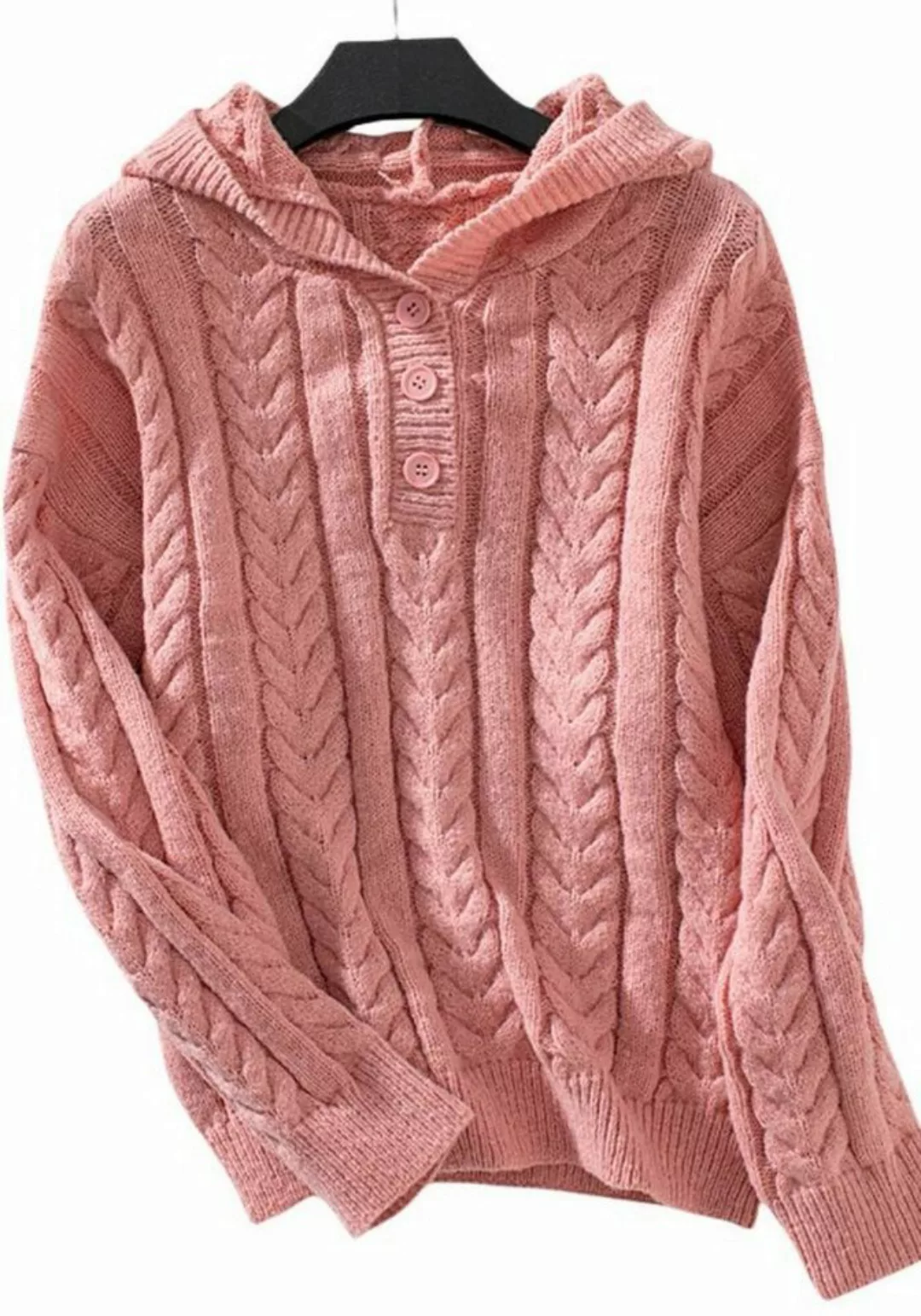 Nebelmeer Strickpullover Pullover Pullover Damen Herbst Retro Strickpullove günstig online kaufen