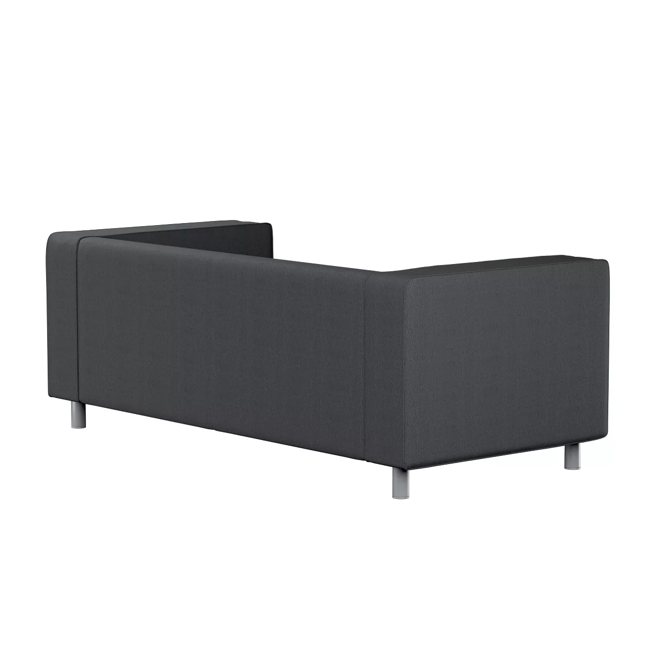 Bezug für Klippan 2-Sitzer Sofa, stahlgrau, Sofahusse, Klippan 2-Sitzer, Ch günstig online kaufen