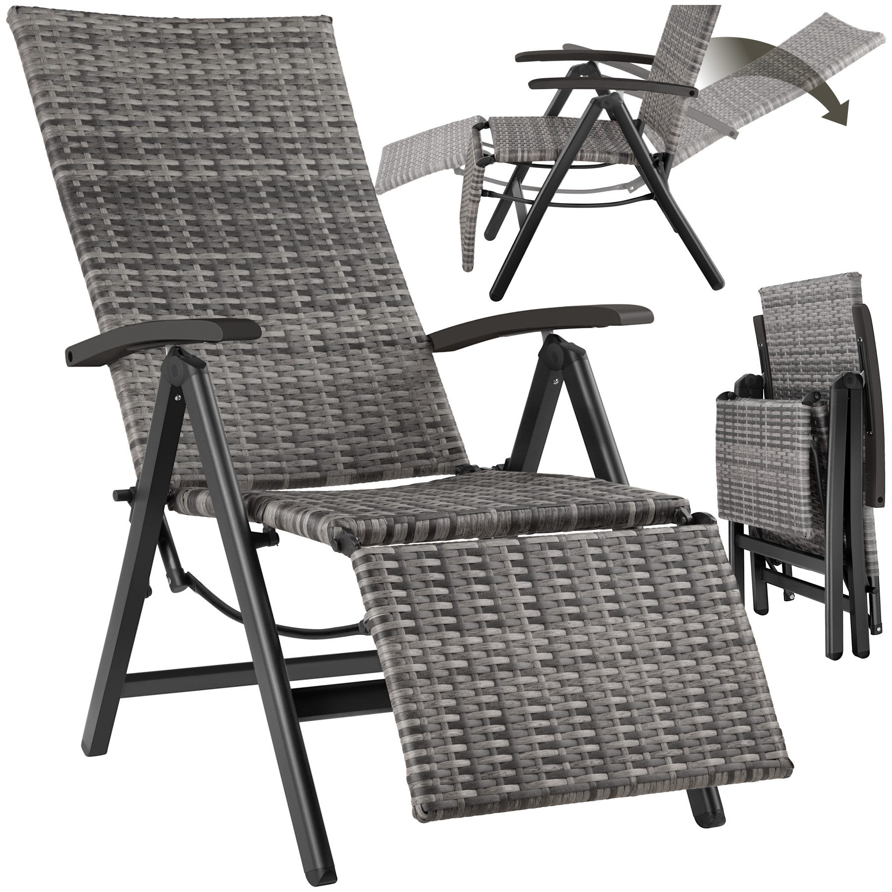 tectake Rattanstuhl Brisbane (Set., 1 St), günstig online kaufen
