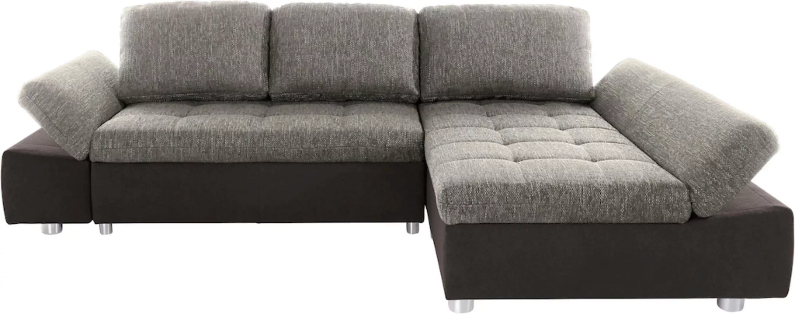 sit&more Ecksofa »Bergamo L-Form«, wahlweise mit Bettfunktion, Bettkasten u günstig online kaufen