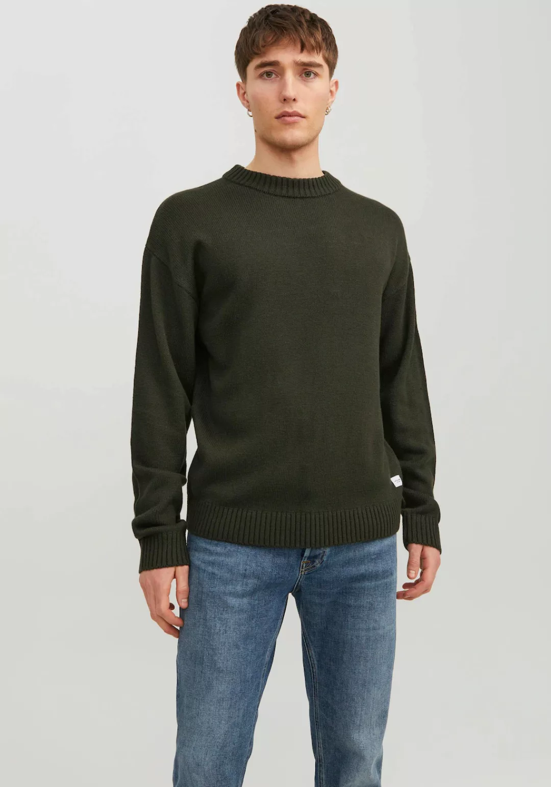 Jack & Jones Rundhalspullover "JJEJACK KNIT CREW NECK SN" günstig online kaufen