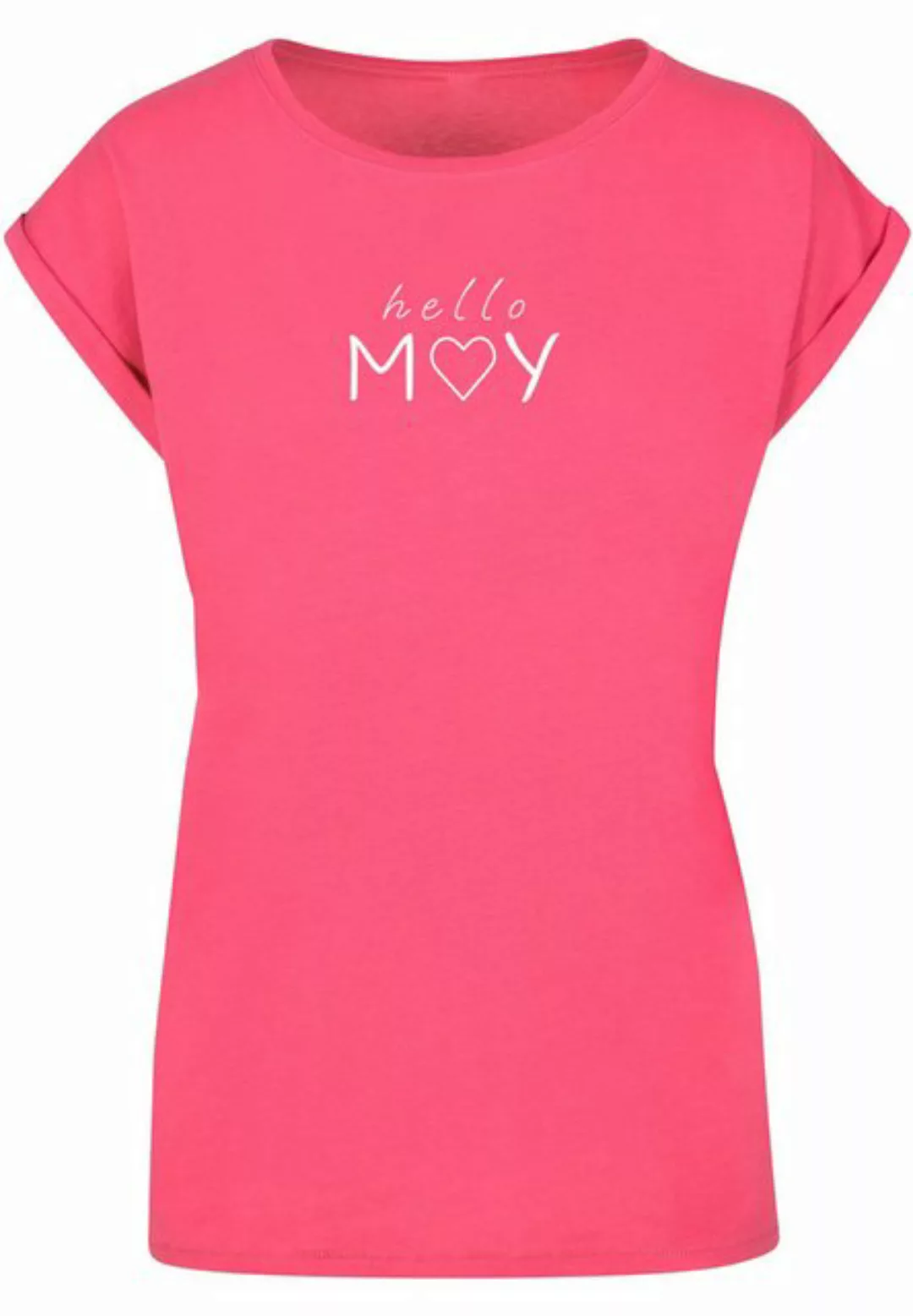 Merchcode T-Shirt Merchcode Damen Ladies Spring - Hello may T-Shirt (1-tlg) günstig online kaufen