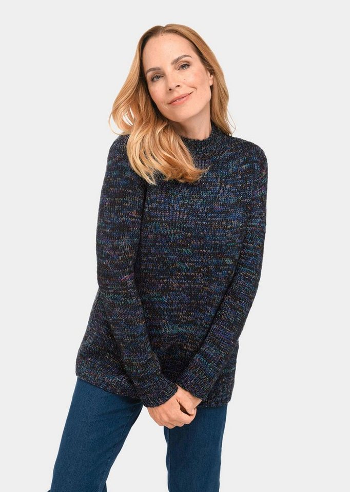 GOLDNER Strickpullover Trageangenehmer Multicolor-Pullover günstig online kaufen