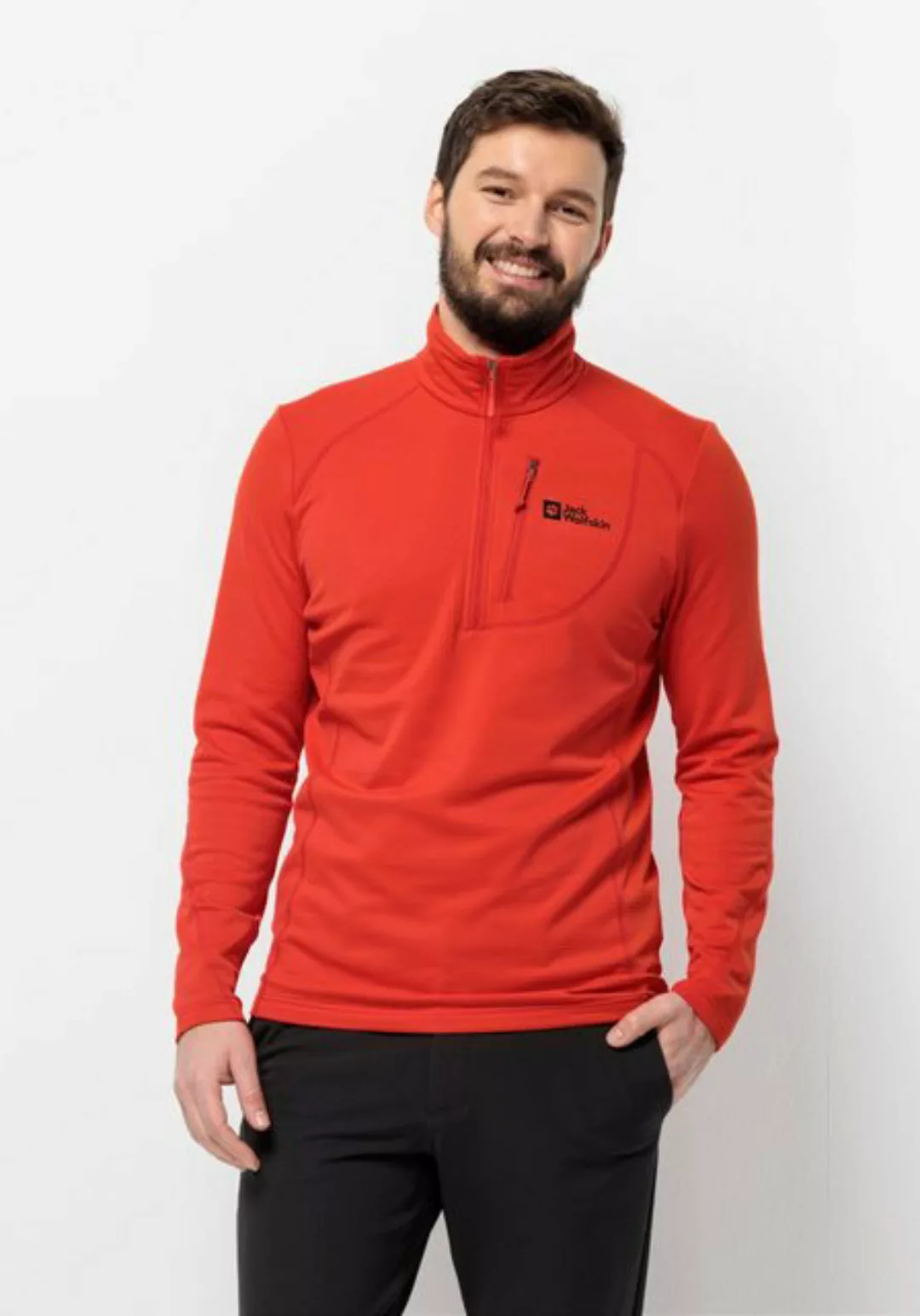 Jack Wolfskin Stehkragenpullover "KOLBENBERG HZ M" günstig online kaufen