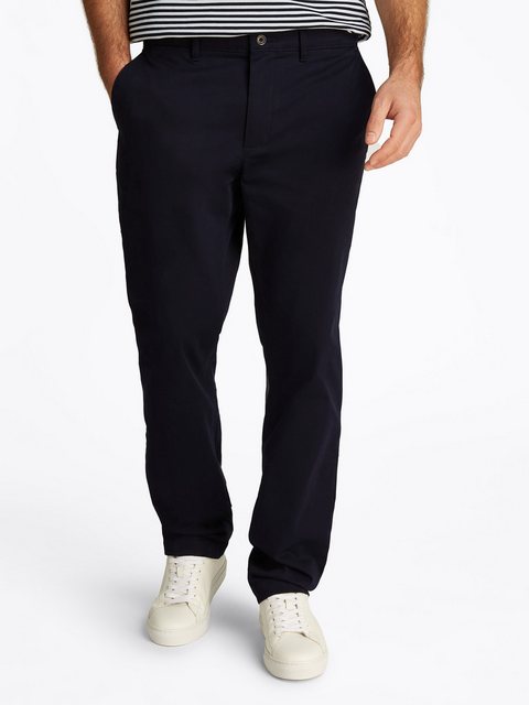 Tommy Hilfiger Chinohose DENTON CHINO SATIN mit Gesäßtaschen mit Knopf, Log günstig online kaufen