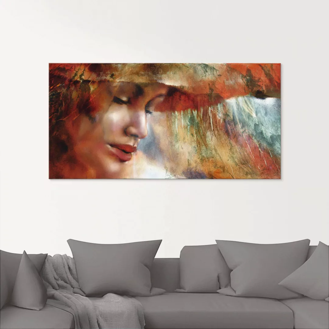 Artland Glasbild "Ricarda", Frau, (1 St.), in verschiedenen Größen günstig online kaufen