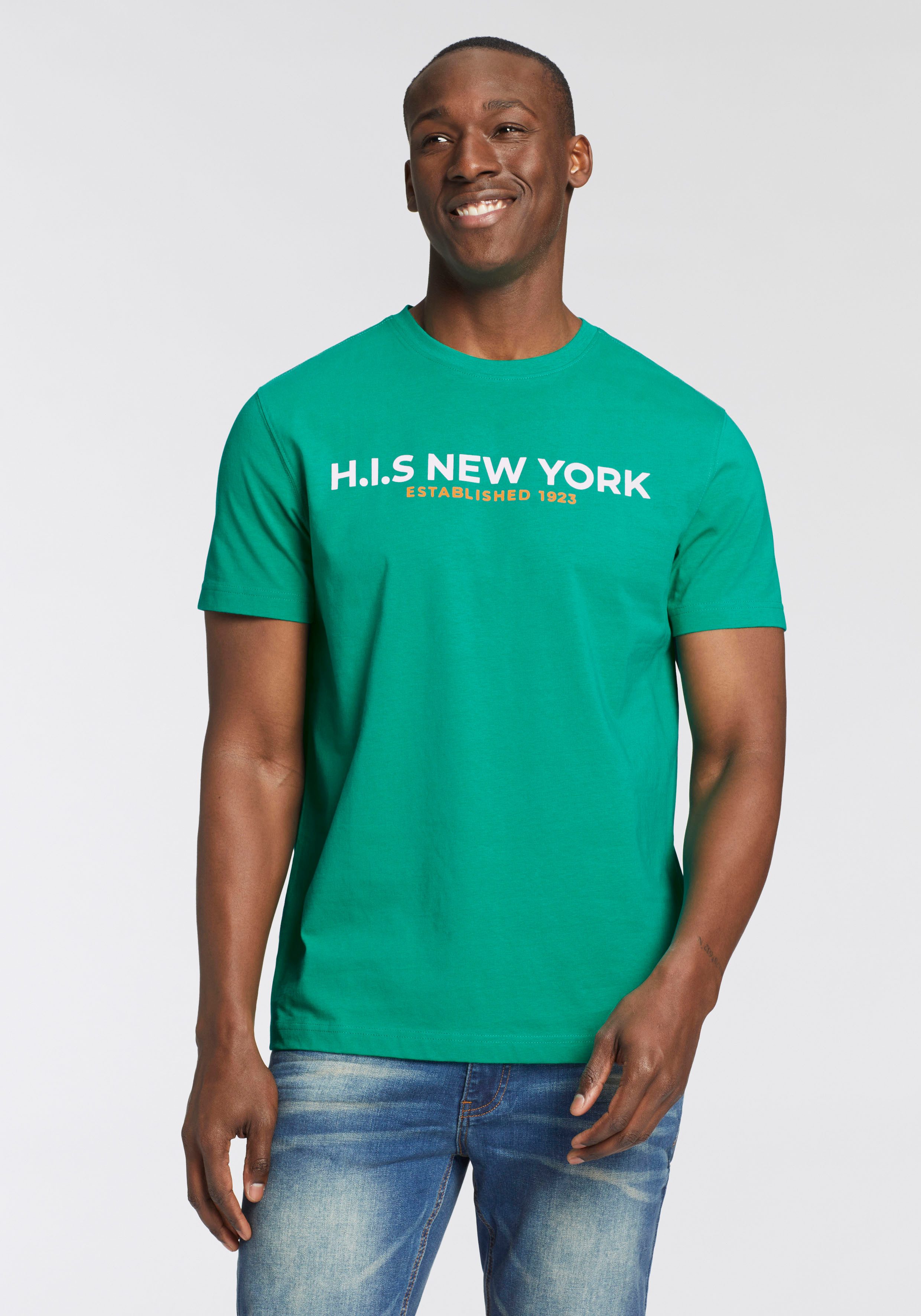 H.I.S T-Shirt Mit großem Frontprint günstig online kaufen
