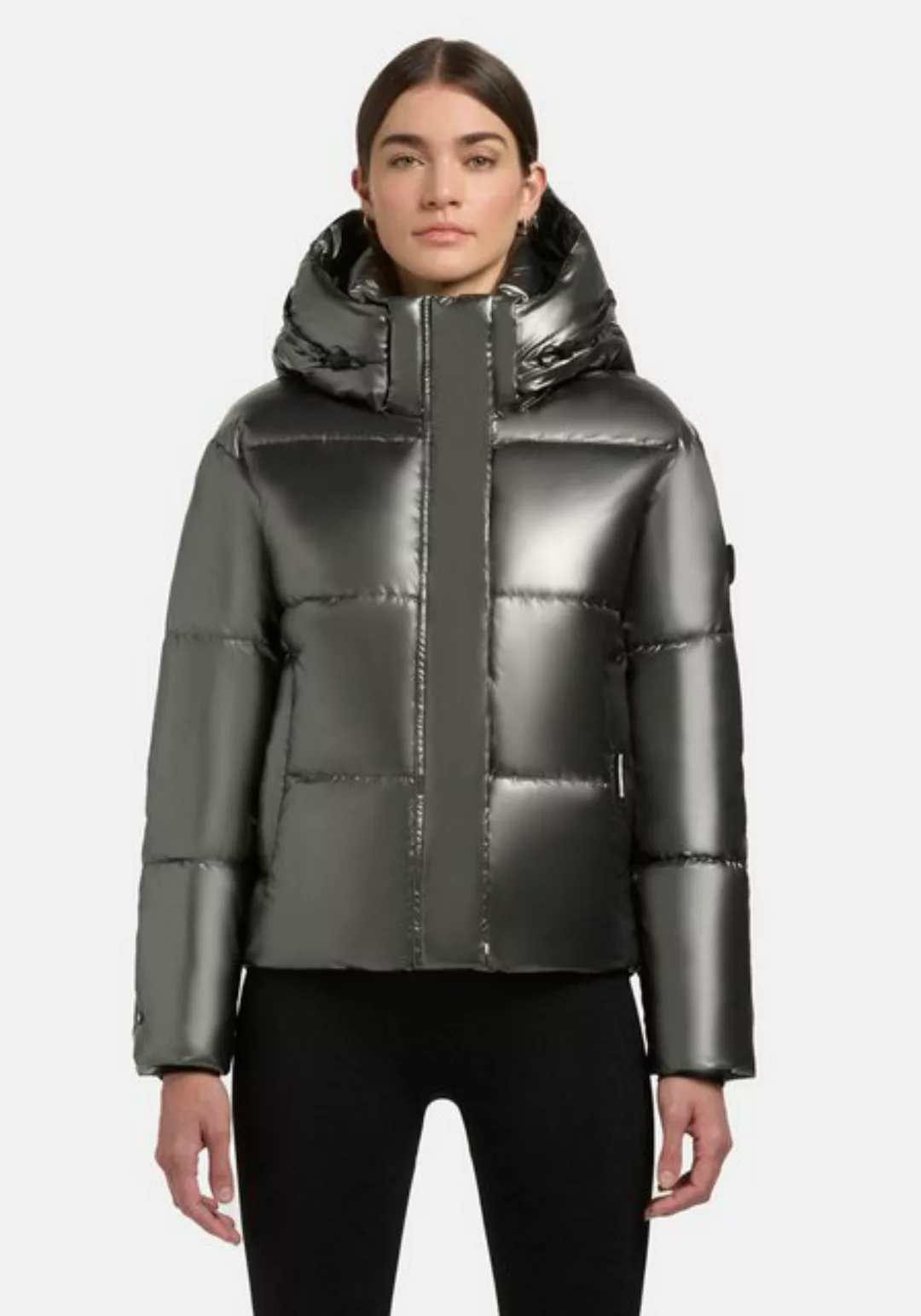 khujo Steppjacke Devina Shiny-YM Glänzende kurze Winterjacke für Damen günstig online kaufen