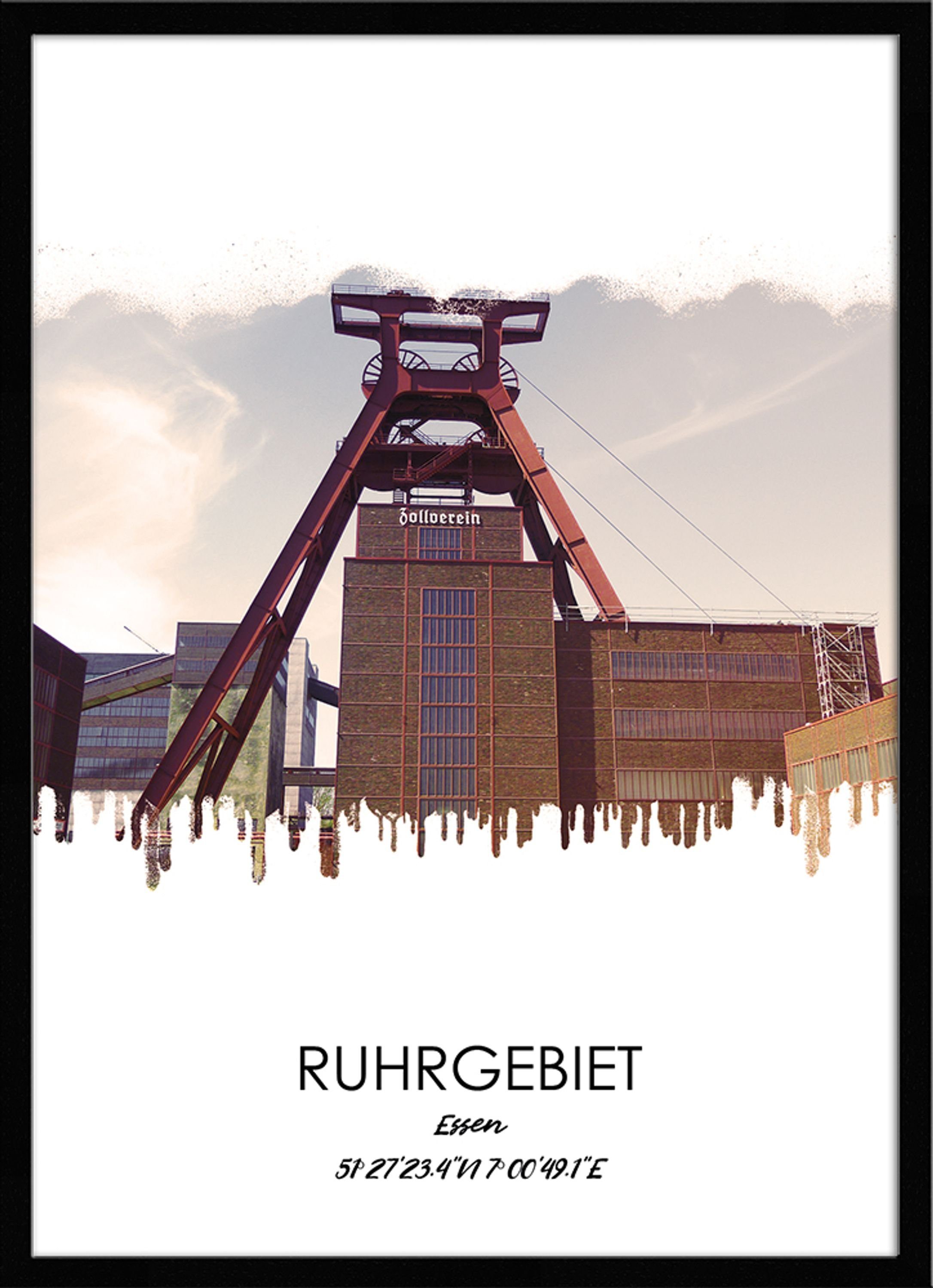 artissimo Bild mit Rahmen Bild gerahmt günstig online kaufen