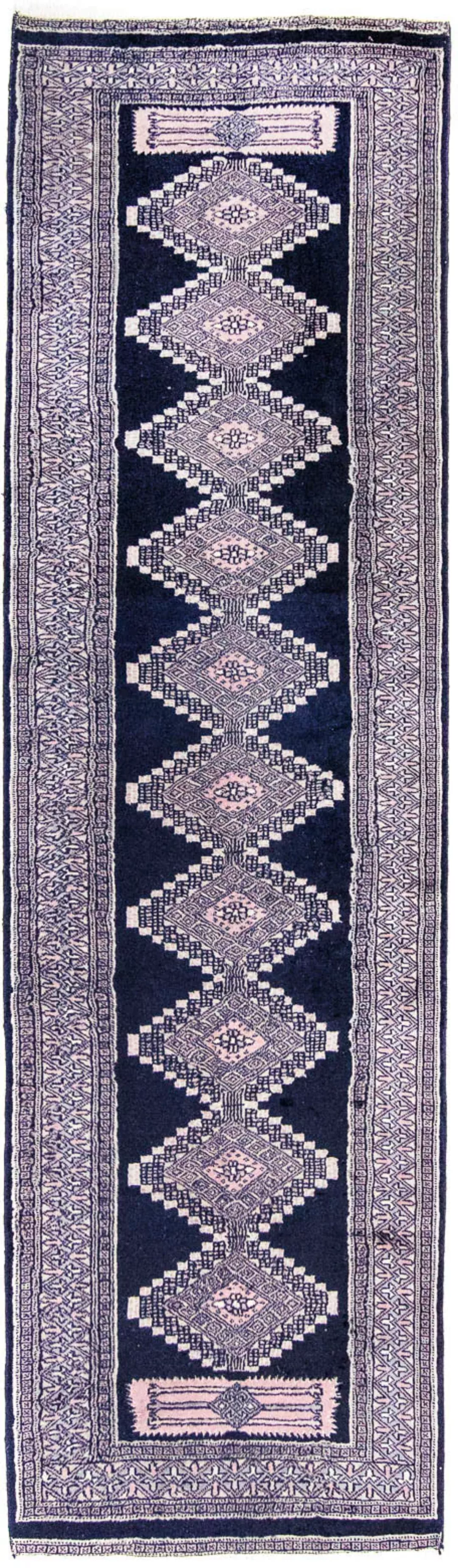 morgenland Wollteppich »Pakistan Teppich handgeknüpft blau«, rechteckig günstig online kaufen