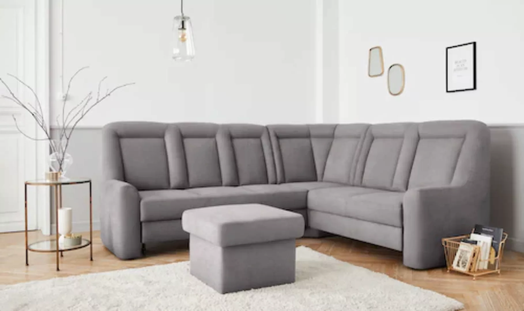 sit&more Ecksofa »Melissa L-Form«, klassisches Polsterprogramm, wahlweise B günstig online kaufen