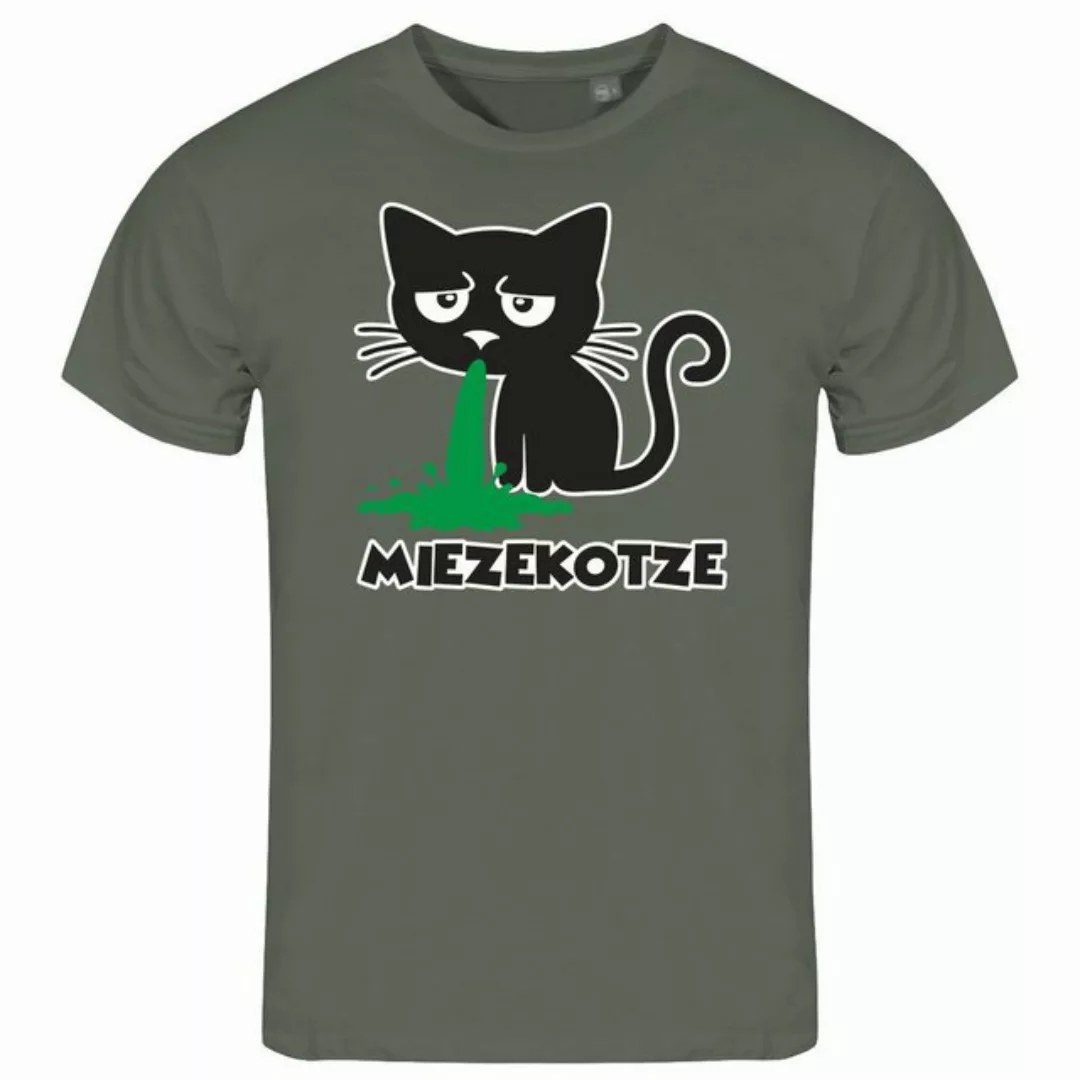 deinshirt Print-Shirt Herren T-Shirt Miezekotze Funshirt mit Motiv günstig online kaufen