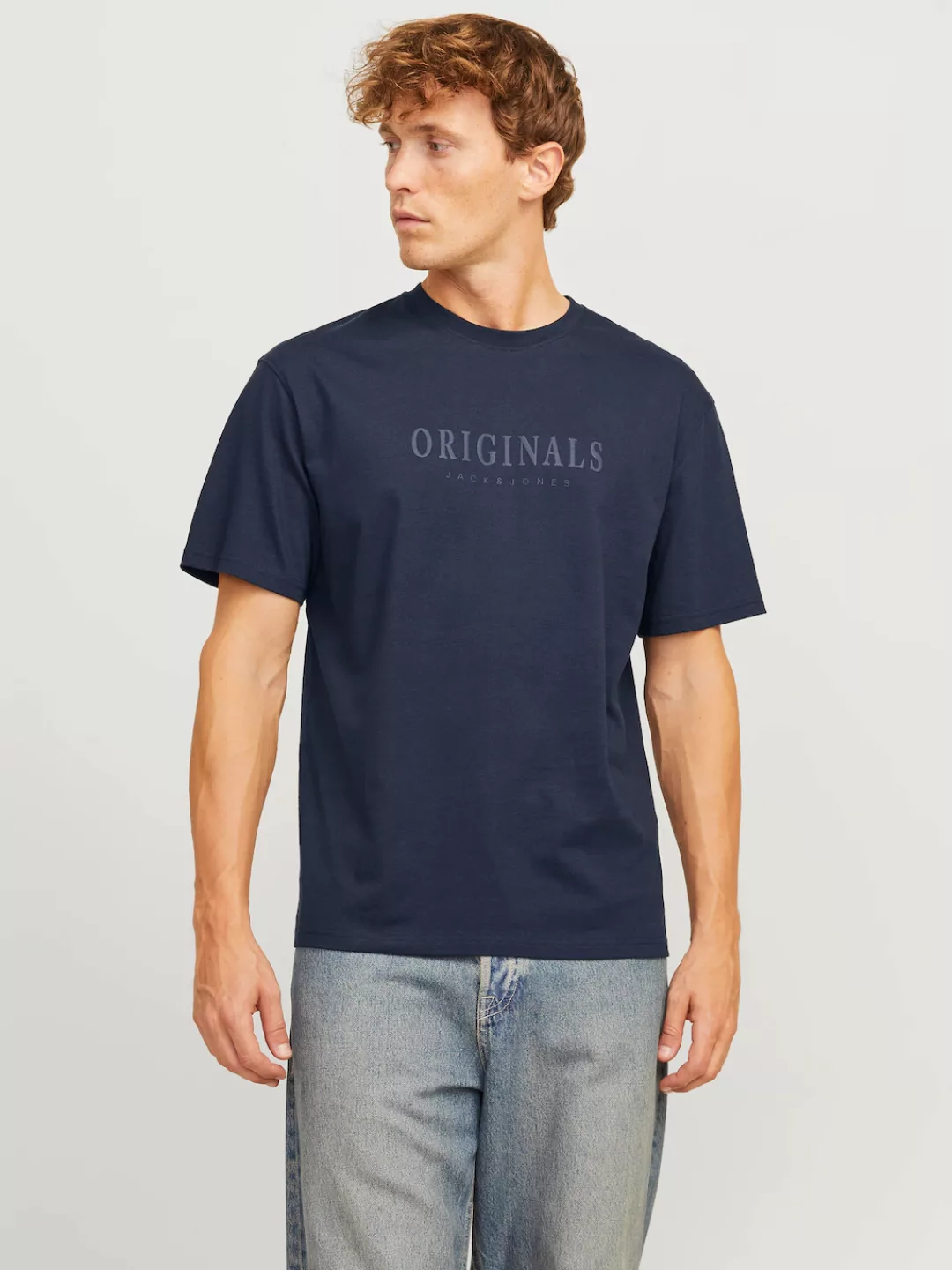 Jack & Jones Herren Rundhals T-Shirt JORFREDERIKSBERG - Regular Fit günstig online kaufen