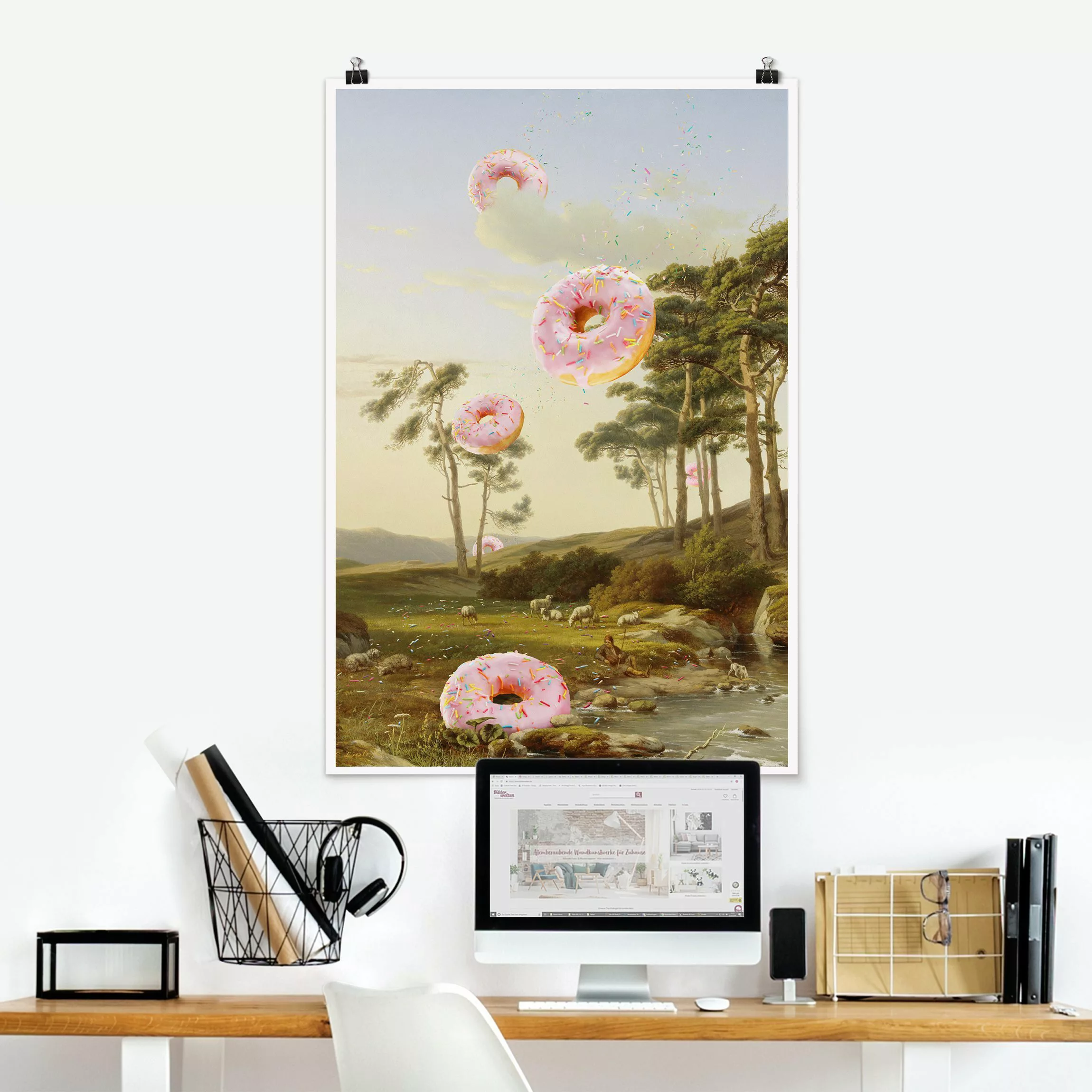 Poster Donut Wetter günstig online kaufen