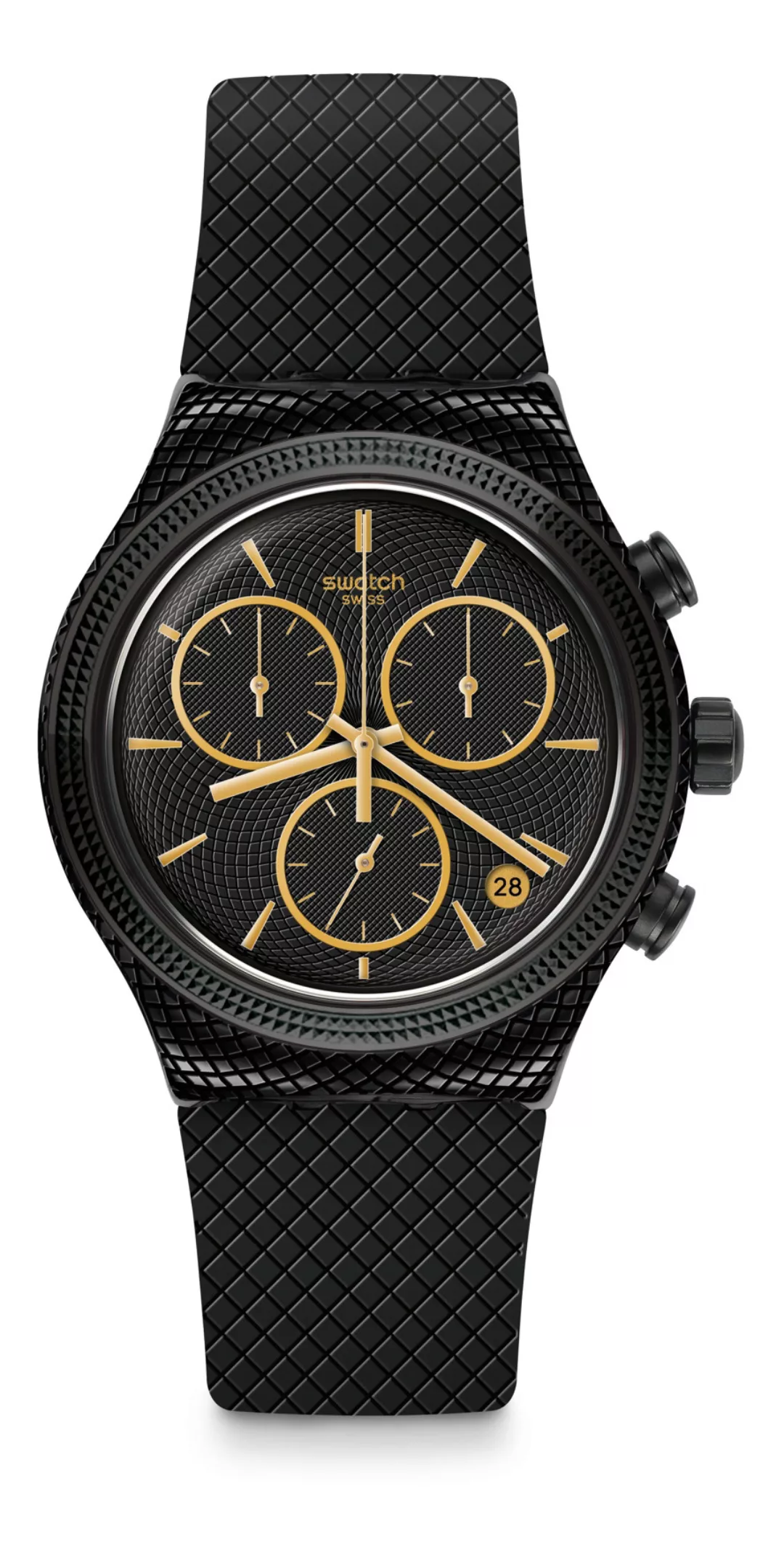 Swatch NUTS 4 BLACK YVB408 Herrenchronograph günstig online kaufen