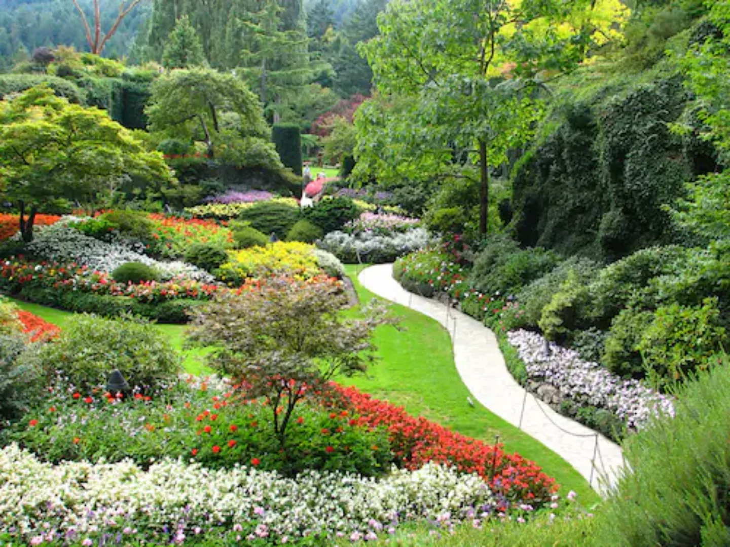 Papermoon Fototapete »Butchart Gardens« günstig online kaufen