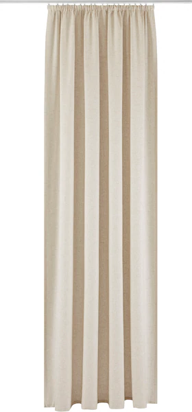 my home Gardine »Rudy«, (1 St.), Halbtransparent, Leinenlook, Polyester-Lei günstig online kaufen