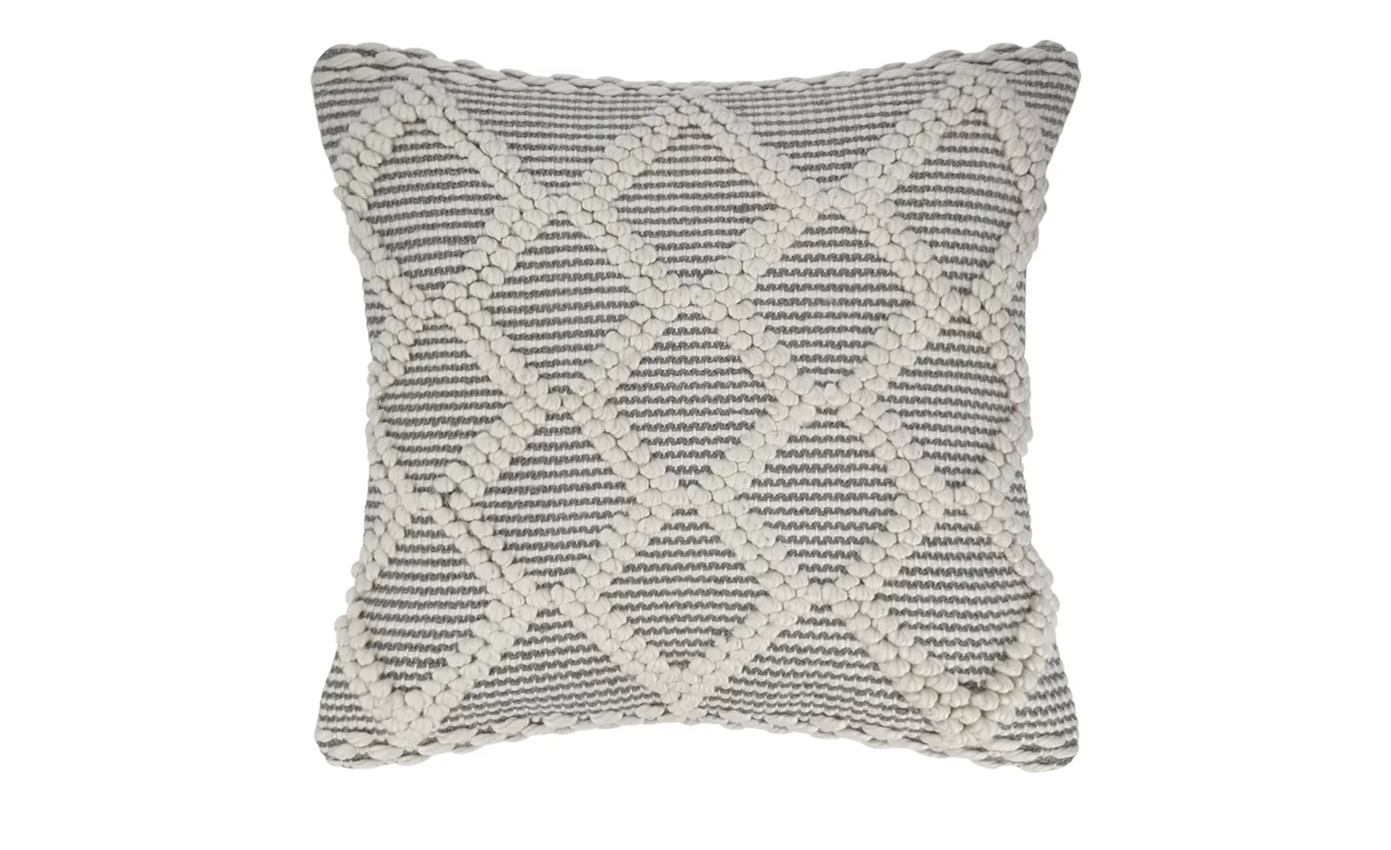 HOME STORY Kissen  Grobflechtoptik ¦ beige ¦ Maße (cm): B: 45 Dekokissen & günstig online kaufen
