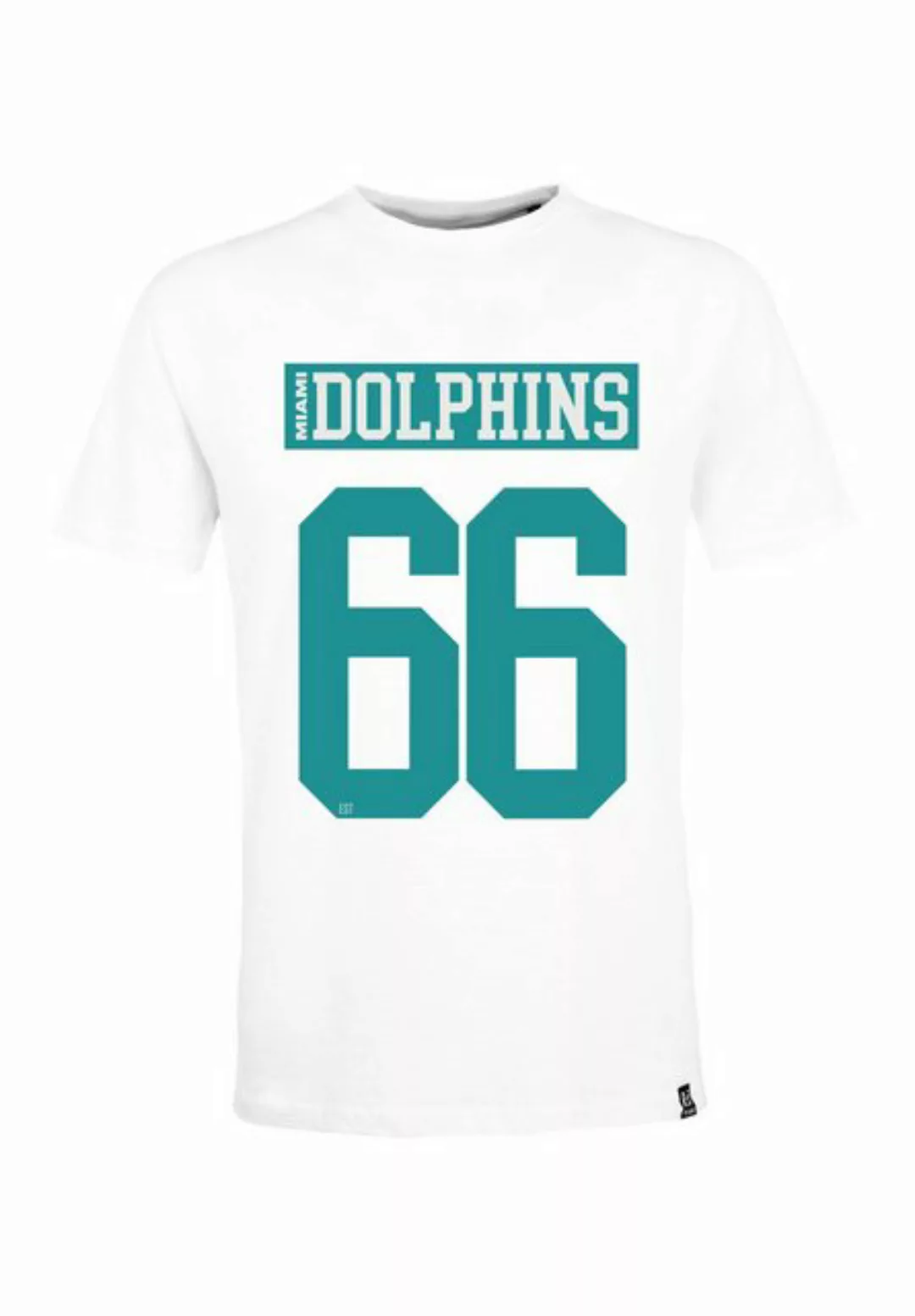 Recovered T-Shirt NFL Dolphins 82 Core GOTS zertifizierte Bio-Baumwolle günstig online kaufen