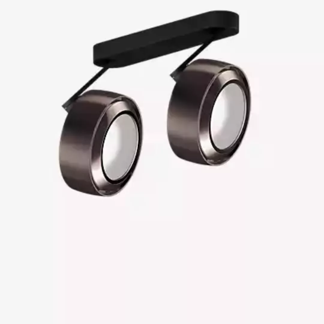 Occhio Più R Alto 3d Doppio Volt S30 Strahler LED 2-flammig, Kopf phantom/B günstig online kaufen