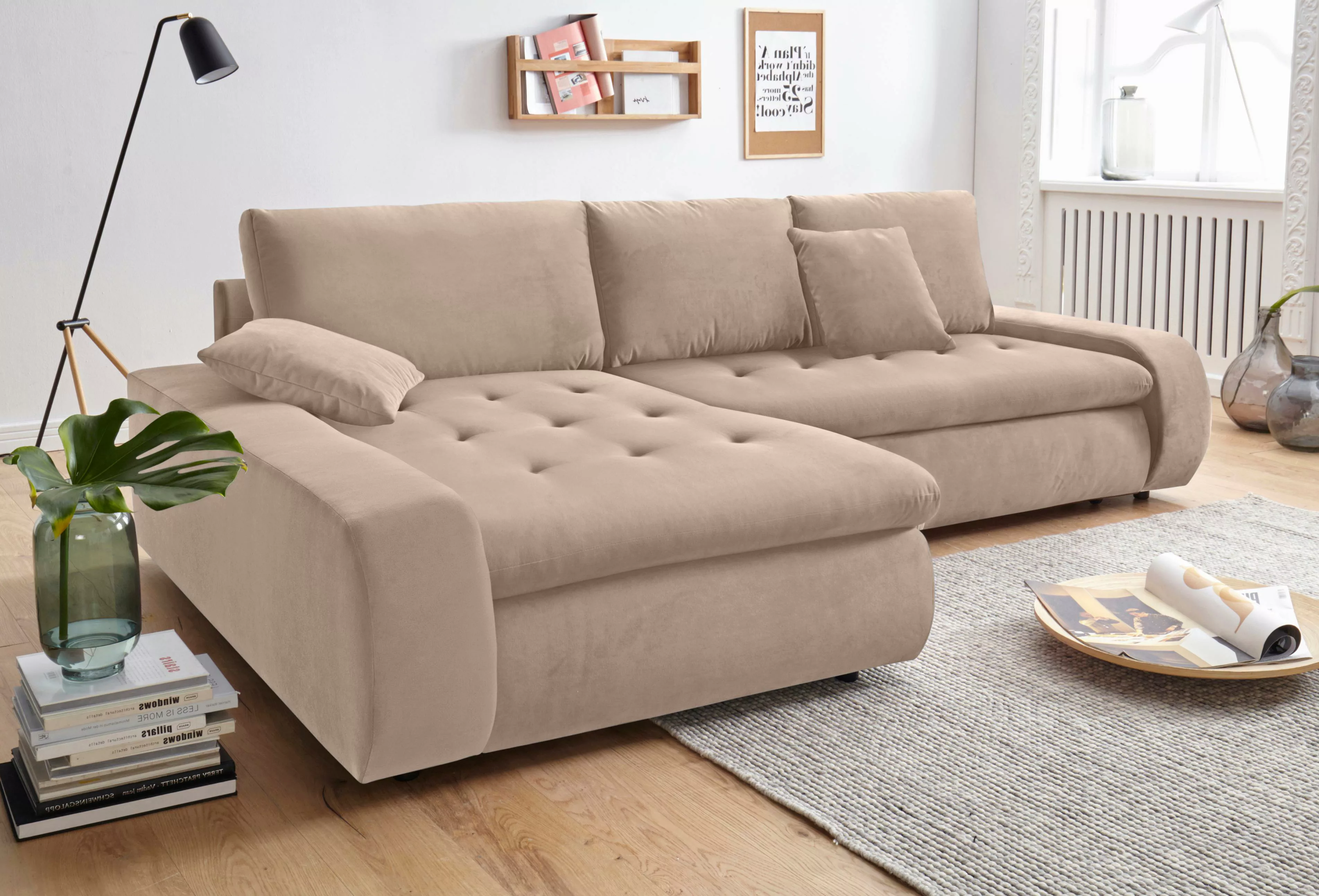 TRENDMANUFAKTUR Ecksofa »Indie II, tolle Detailverarbeitung, bequem und kom günstig online kaufen