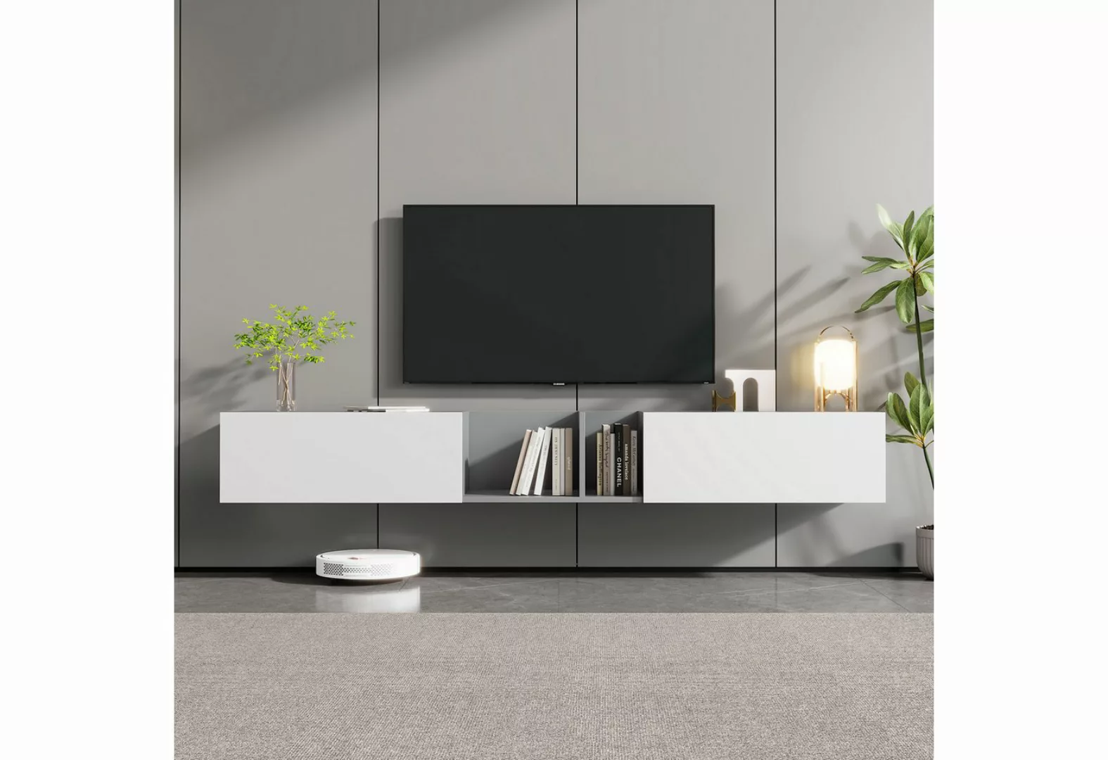 LIFEISLE TV-Schrank Extra groß, Länge 220 cm, hängend Schrank für das Wohnz günstig online kaufen