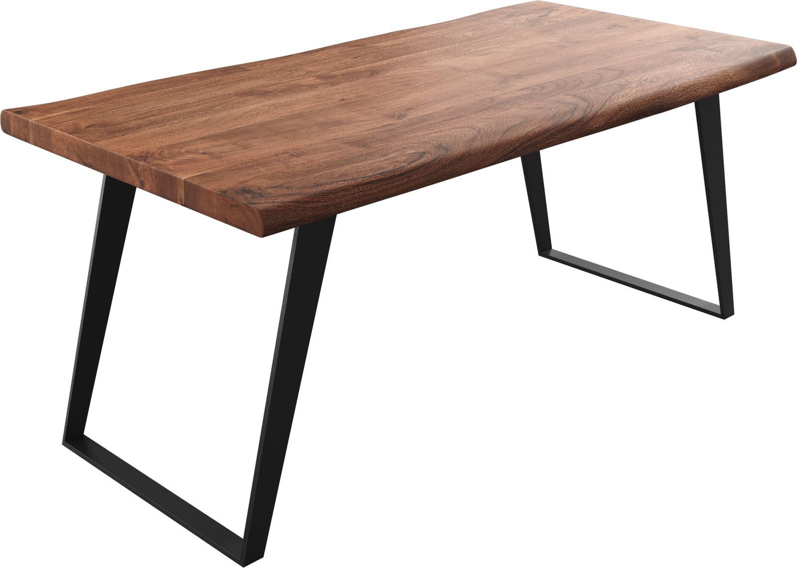 DELIFE Esstisch Edge, Akazie Braun 180x90 günstig online kaufen