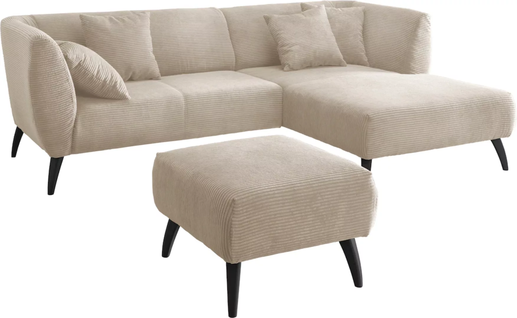 INOSIGN Ecksofa »Colori Polstermöbel mit zeitlos eleganter Rückenführung. L günstig online kaufen