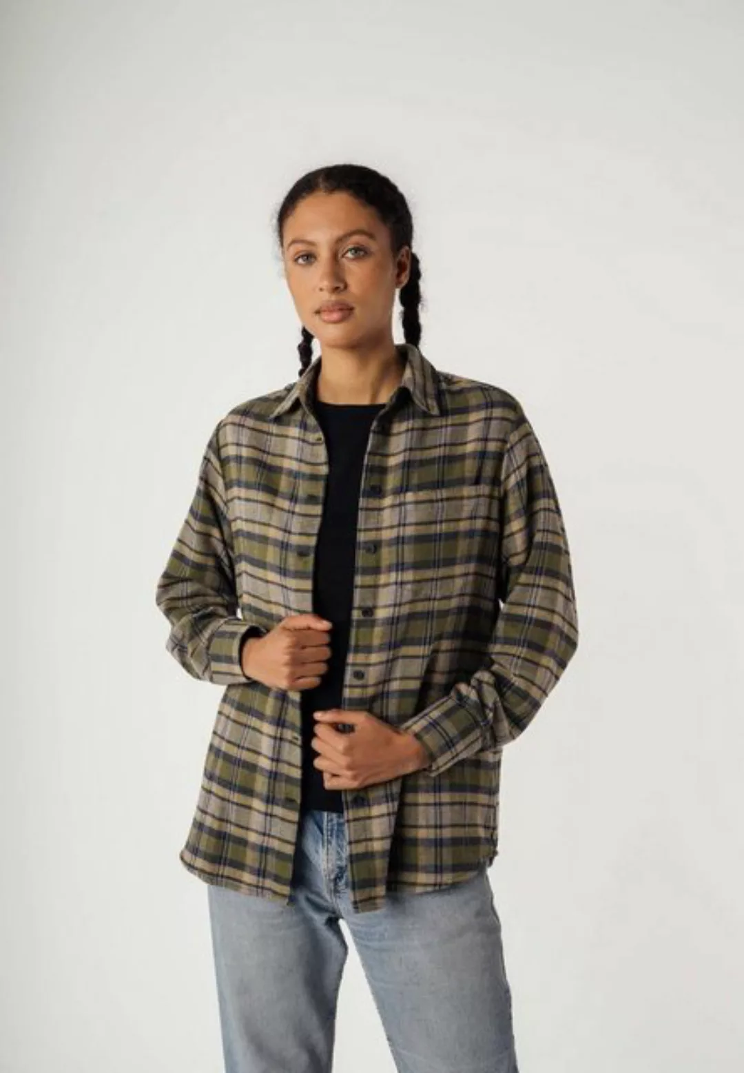 MELA Flanellhemd Flanell Shirt AKHELA günstig online kaufen