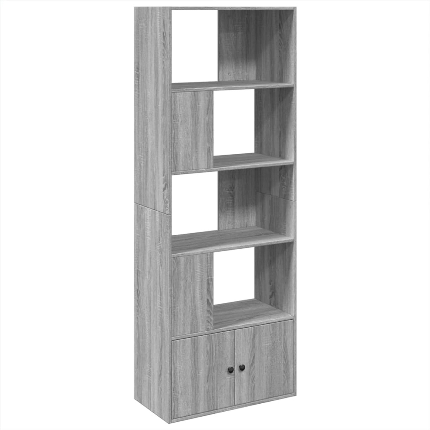 vidaXL Bücherregal Grau Sonoma 70x36x189 cm Holzwerkstoff günstig online kaufen