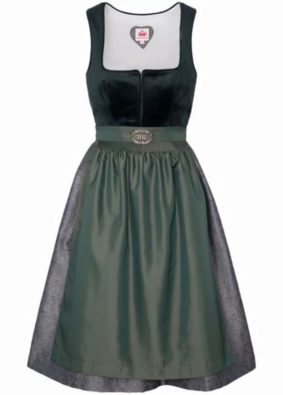 Spieth & Wensky Dirndl Elli-Dirndl Elli 2-teiliges Midi-Dirndl Kleid Dirndl günstig online kaufen