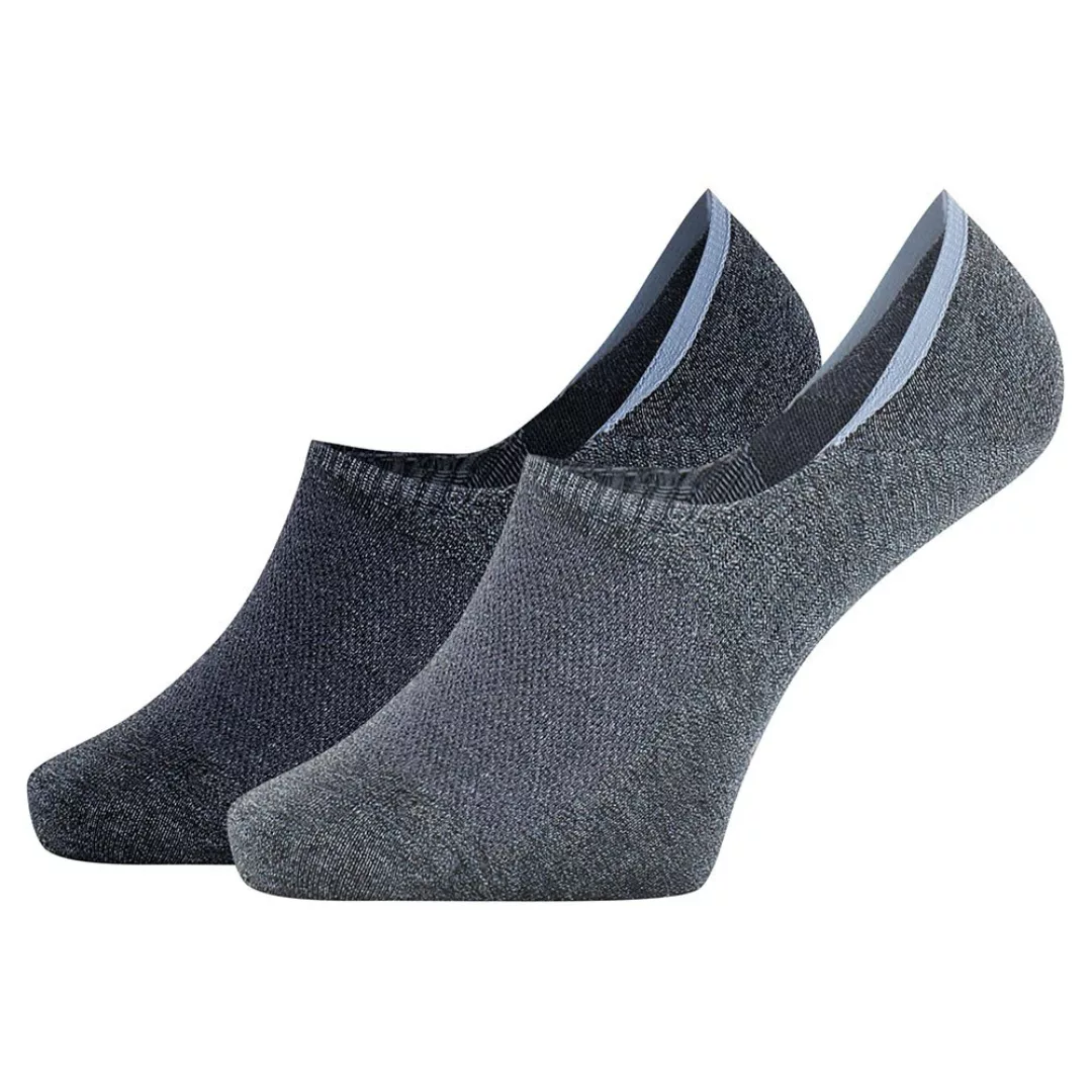 Calvin Klein Footie High Cut Socken 2 Paare EU 43-46 Denim Melange günstig online kaufen