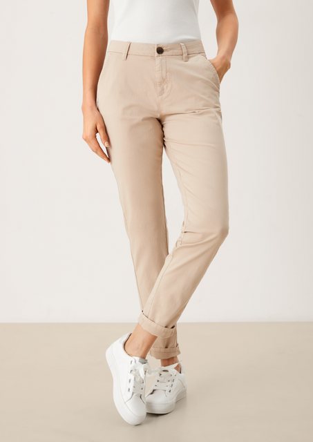 s.Oliver Stoffhose Regular Fit: Stretch-Chino Waschung günstig online kaufen