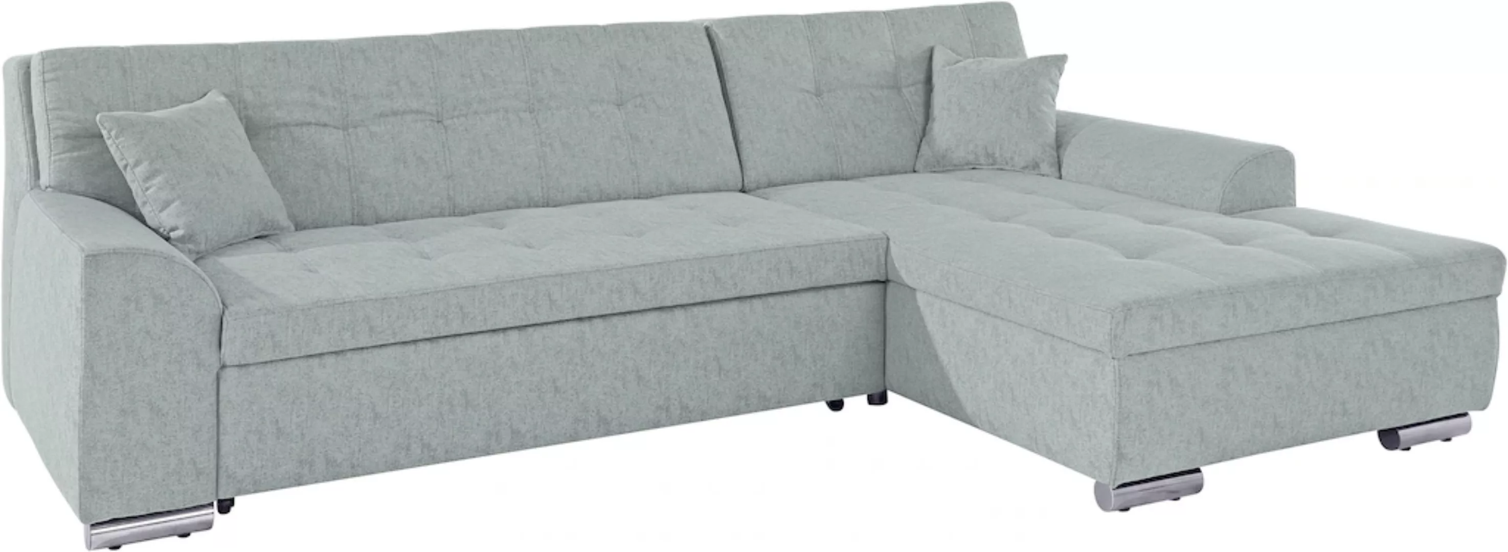 DOMO collection Ecksofa Aversa L-Form, wahlweise mit Bettfunktion günstig online kaufen