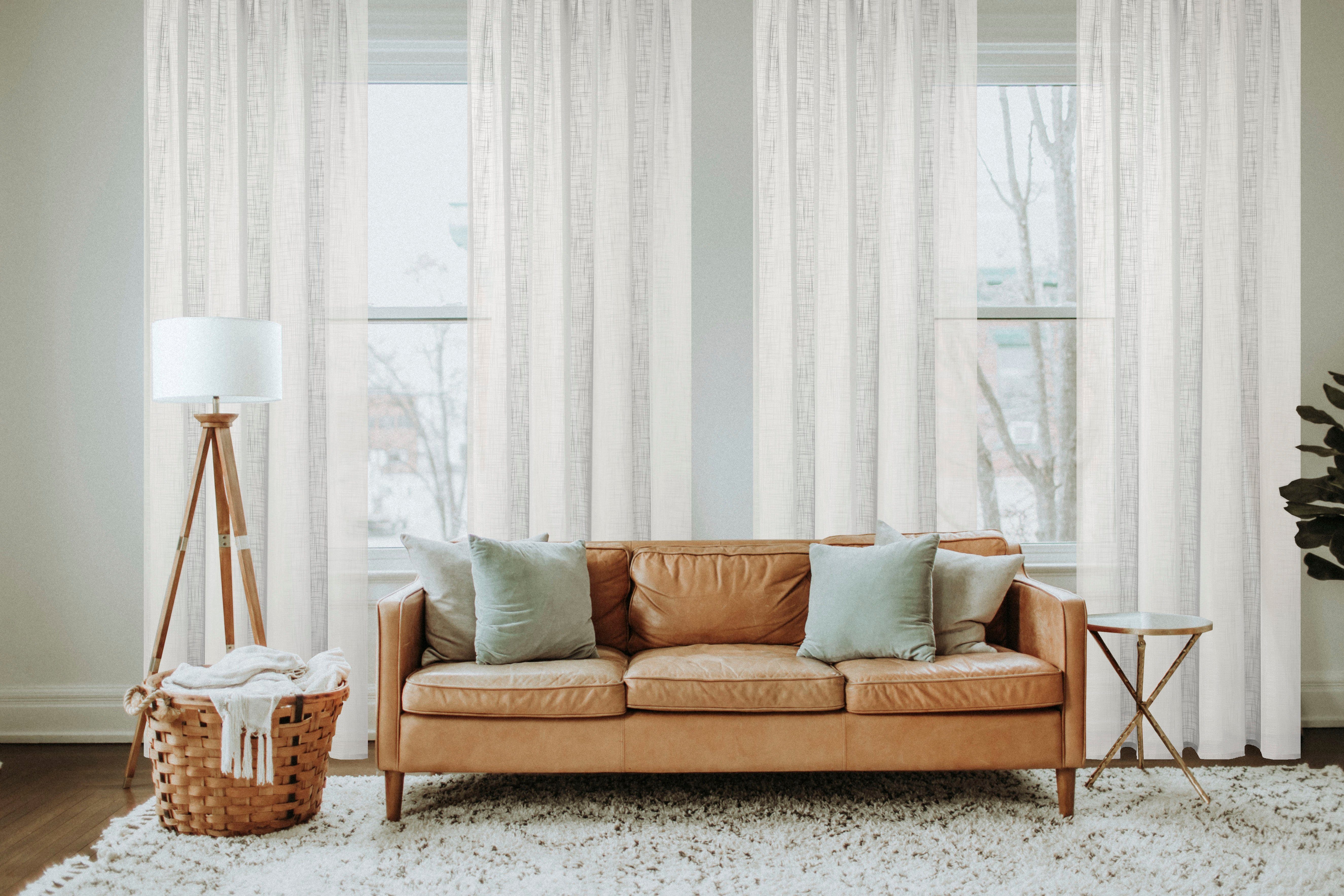 Home Basics Vorhang 080530 Kombiband Fertigschal günstig online kaufen