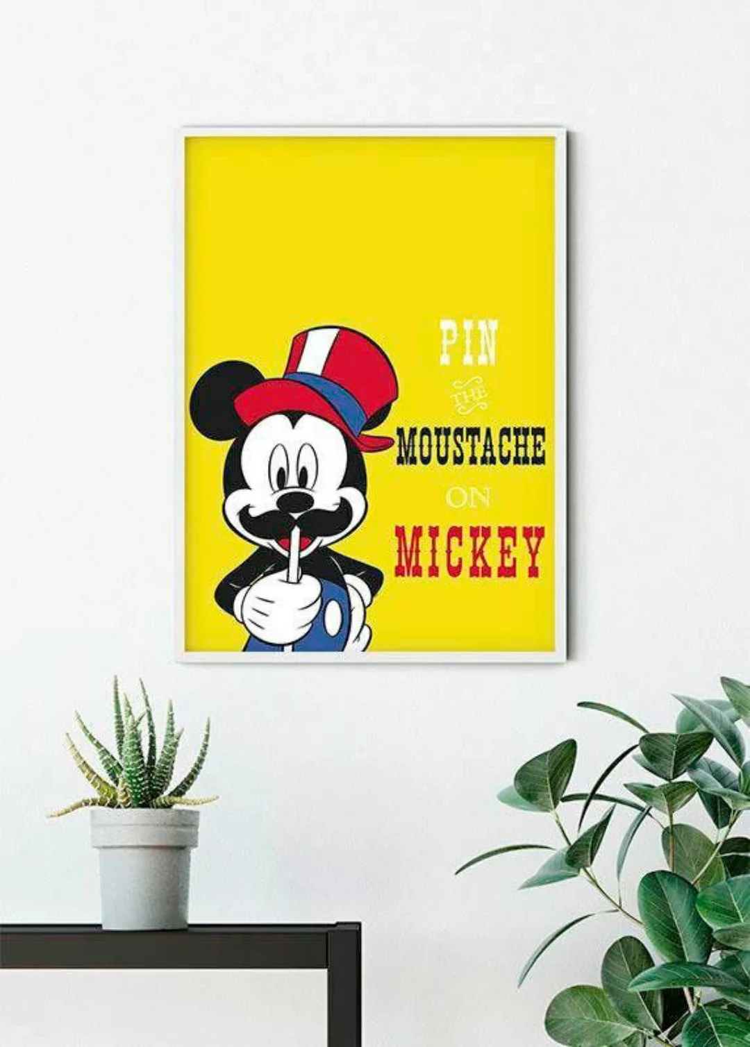 Komar Bild "Mickey Mouse Moustache", Disney, (1 St.), Wandbild zur Dekorati günstig online kaufen