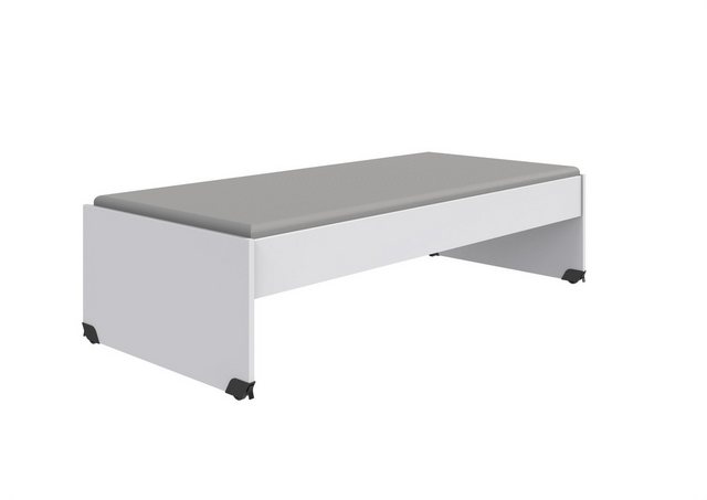 Wimex Bett Liegefläche 120x200cm, in WEISS - 126x51x204cm (BxHxT) günstig online kaufen