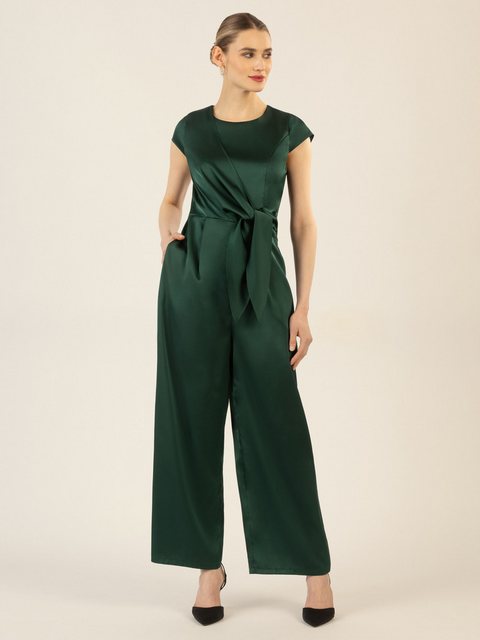 Apart Jumpsuit mit asymmetrischem Wickel zum knoten günstig online kaufen