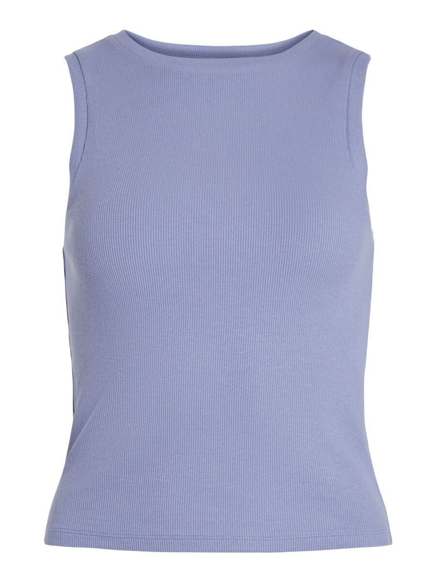 VILA Schlichtes Tanktop Damen Blau günstig online kaufen