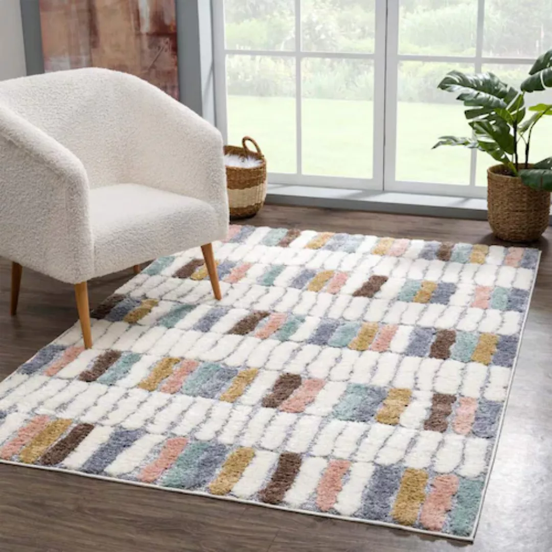 Carpet City Hochflor-Teppich »Focus 3032«, rechteckig, 20 mm Höhe, besonder günstig online kaufen