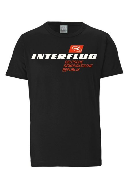 LOGOSHIRT T-Shirt "Interflug DDR", mit kontrastfarbenem Print günstig online kaufen