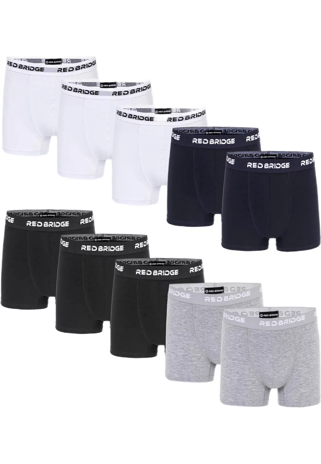 RedBridge Boxershorts "Bangor", (10 St.), mit trendigem Logobund günstig online kaufen