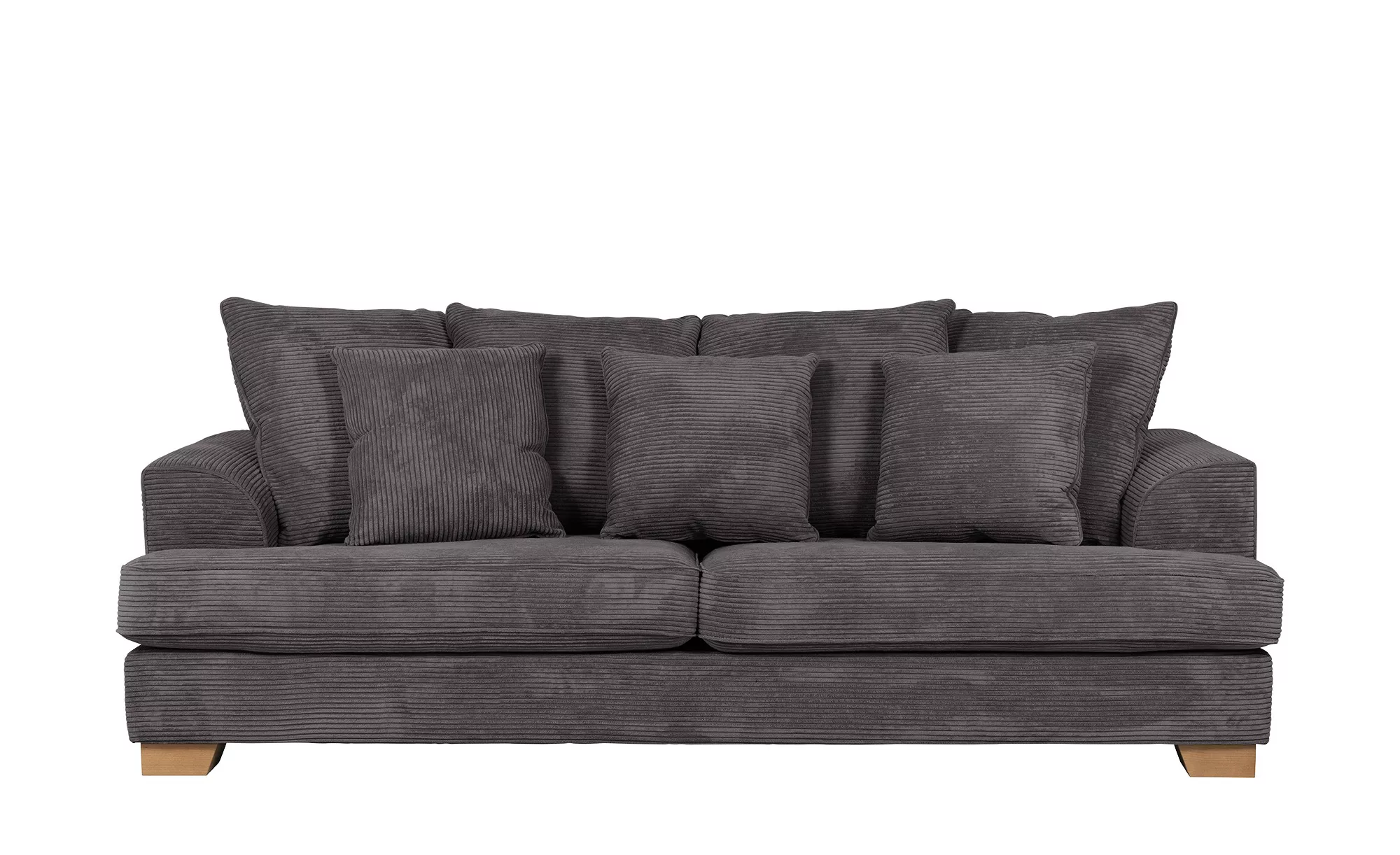 SOHO Sofa  Franka ¦ grau ¦ Maße (cm): B: 231 H: 87 T: 103 Polstermöbel > So günstig online kaufen