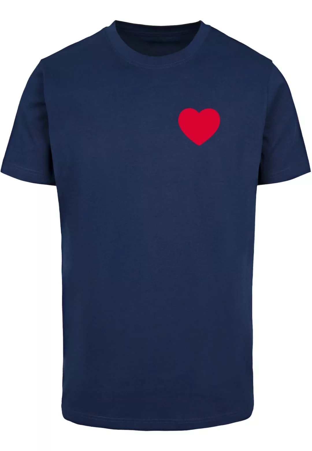 MisterTee T-Shirt "MisterTee Heart T-Shirt Round Neck" günstig online kaufen