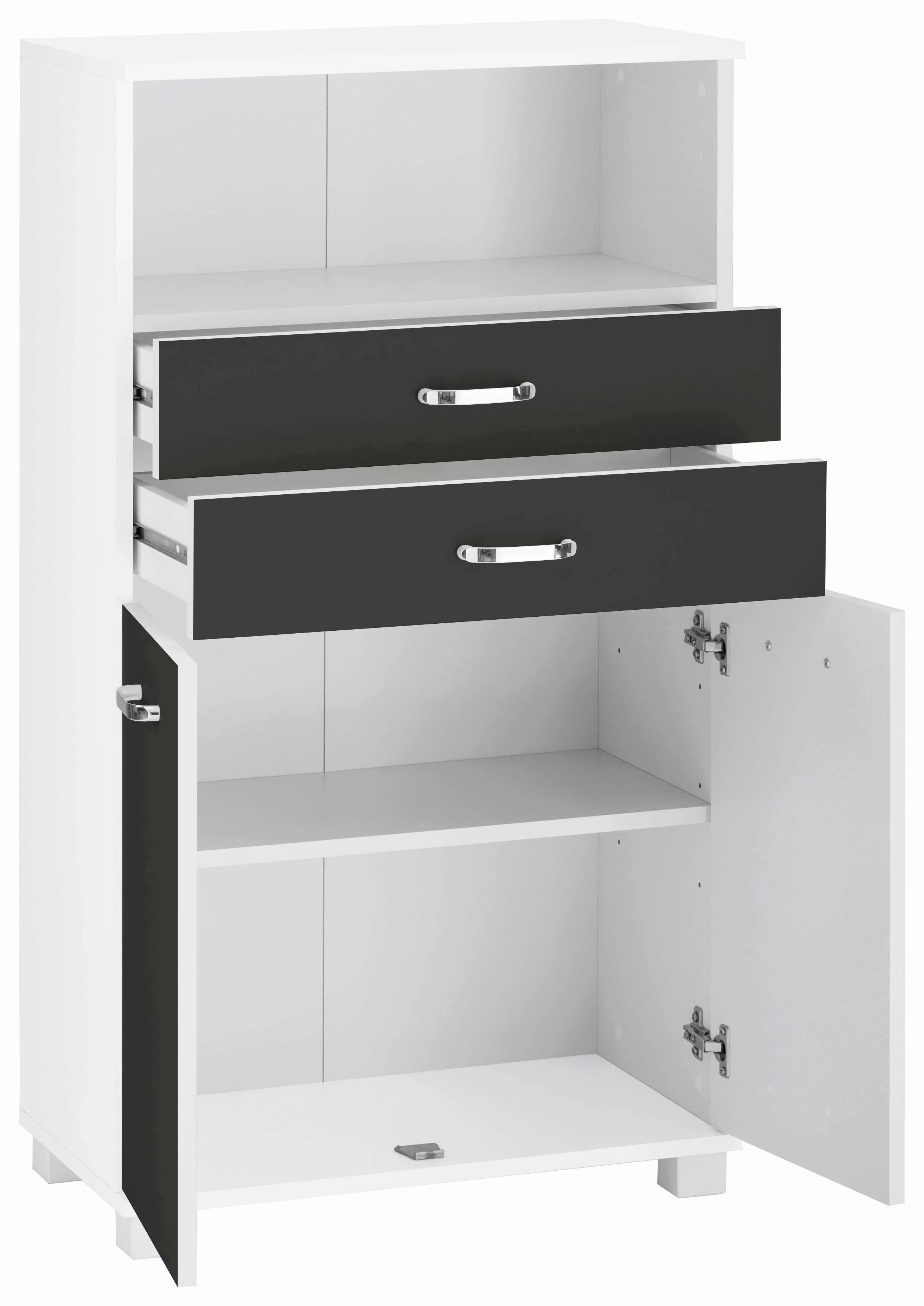 Schildmeyer Midischrank "Colli", Breite 60 cm, Badezimmerschrank mit Metall günstig online kaufen