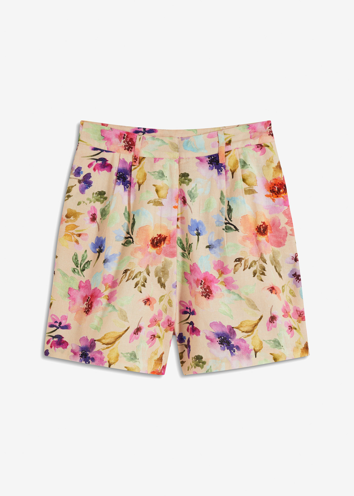 Bermuda-Shorts, Leinen-Mix günstig online kaufen